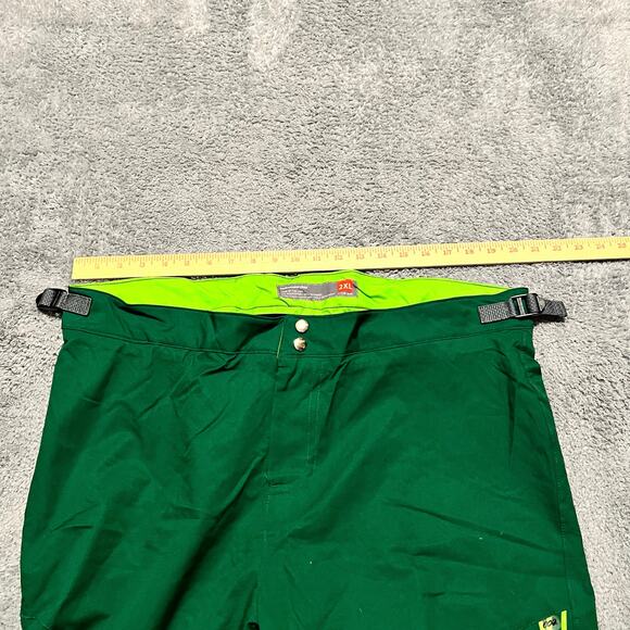 Podiumwear Shorts Adult XXL Tri Cycle Long Bermuda Cycling Mens Green - Picture 5 of 8